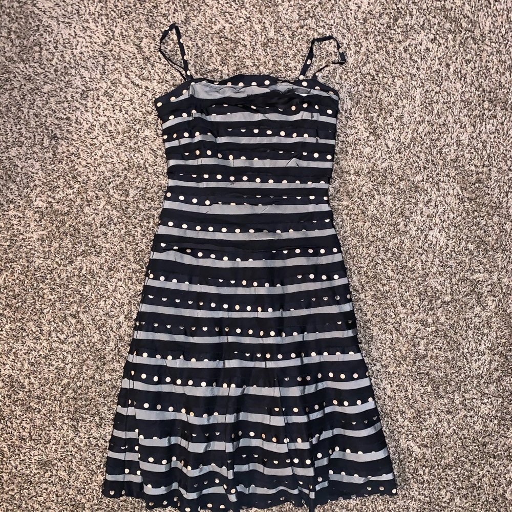 BCBG MAXAZRIA polka dot dress